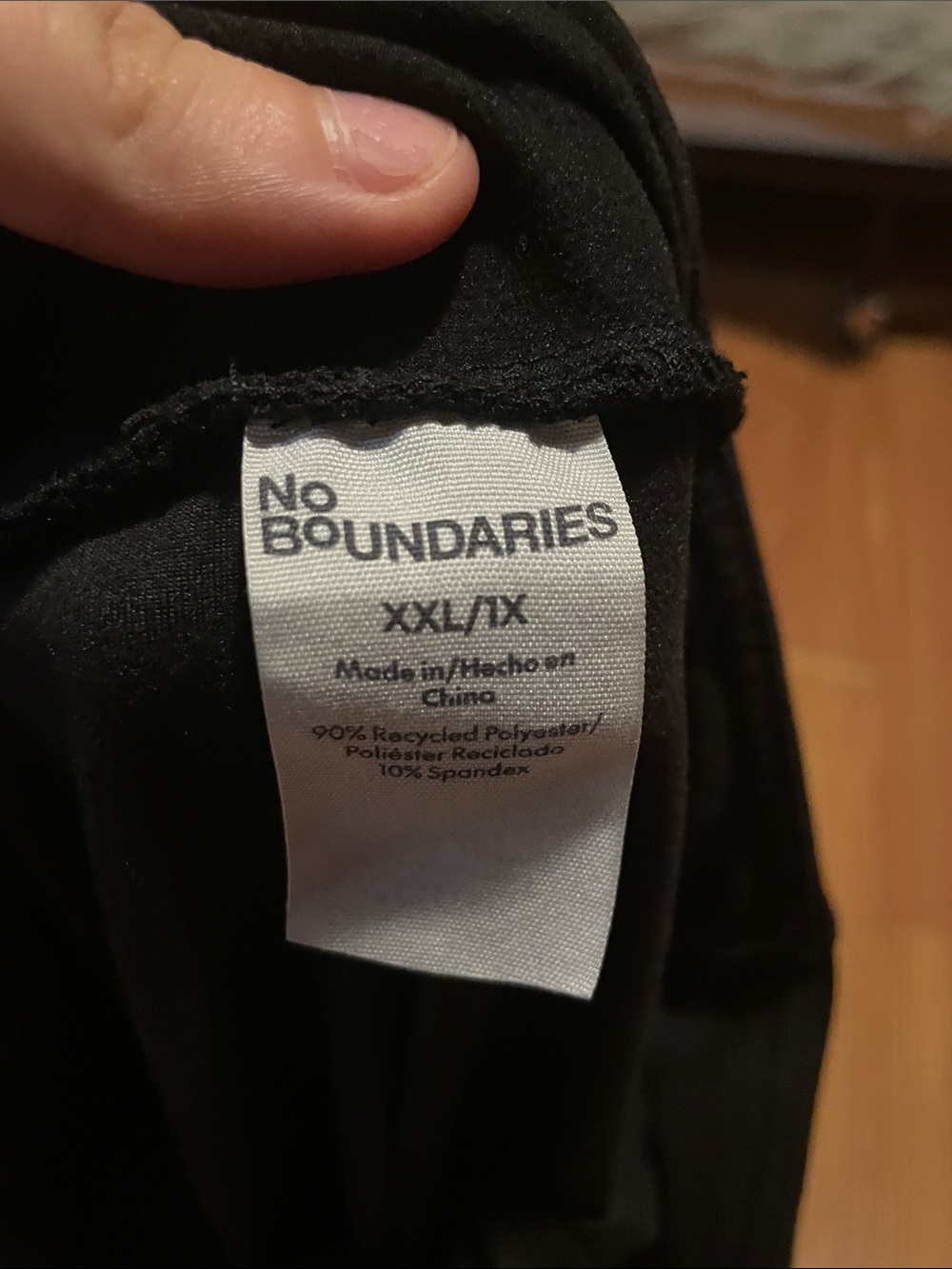 No Boundaries Black Girls' Stretch Leggings - Picture 2 of 2